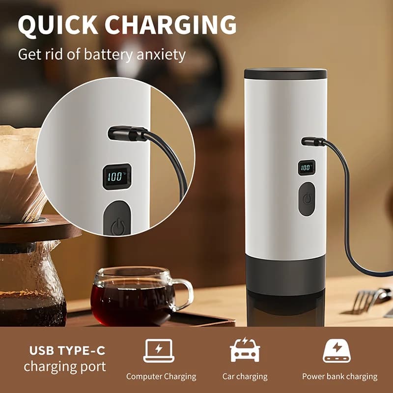 Преносима електрическа кафемашина 7800mAh